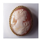 Antiek Cameo Tegeltje (Voorkant)