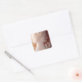 Antiek Cameo Vierkante Sticker (Envelop)