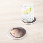 Antiek Cameo Zandsteen Onderzetter (Zijkant)