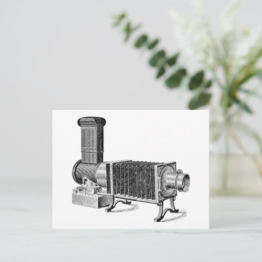 Antiek camera Briefkaart (Staand voorkant)