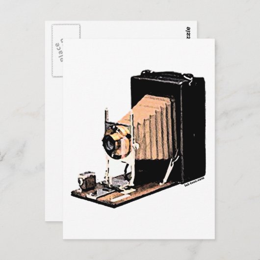 Antiek camera briefkaart (Voorkant / Achterkant)