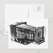 Antiek camera Briefkaart (Voorkant / Achterkant)