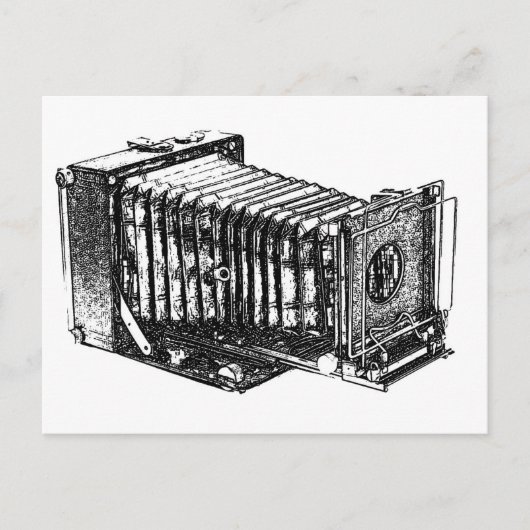 Antiek camera Briefkaart (Voorkant)