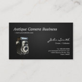  Antiek Camera Collector Store Visitekaartje (Achterkant)