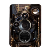 Antiek camera fotografie filmlens magneet (Verticaal)