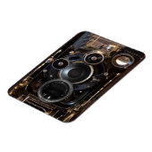 Antiek camera fotografie filmlens magneet (Linkerzijde)