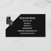 Antiek  camera Reparatie of opslag Visitekaartje (Voorkant)