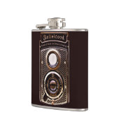 Antiek camera rolleicord art deco heupfles (Links)