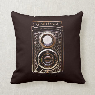 Antiek camera rolleicord art deco kussen