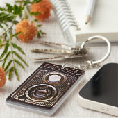 Antiek camera rolleicord art deco sleutelhanger (Voorkant Rechts)