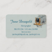 Antiek camerafotograaf Visitekaartje (Voorkant)