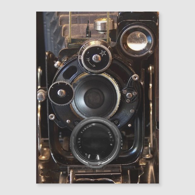Antiek camerafotografie  lensfilm (Voorkant)