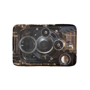 Antiek camerafotografie  lensfilm badmat