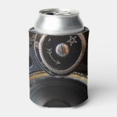 Antiek camerafotografie  lensfilm blikjeskoeler (Blikje Voorkant)