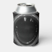 Antiek camerafotografie  lensfilm blikjeskoeler (Blikje Achterkant)