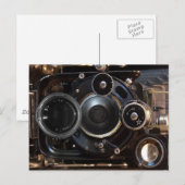 Antiek camerafotografie  lensfilm briefkaart (Voorkant / Achterkant)