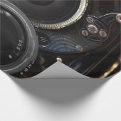 Antiek camerafotografie  lensfilm cadeaupapier (Hoek)
