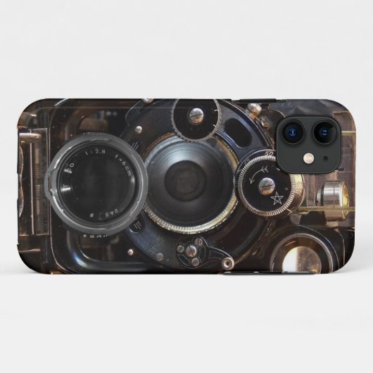 Antiek camerafotografie lensfilm Case-Mate iPhone case (Achterkant (horizontaal))