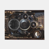 Antiek camerafotografie  lensfilm deurmat (Voorkant)