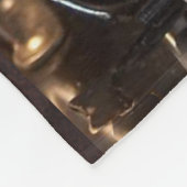 Antiek camerafotografie  lensfilm fleece deken (Hoek)