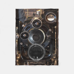 Antiek camerafotografie  lensfilm fleece deken