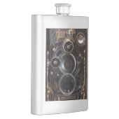 Antiek camerafotografie  lensfilm heupfles (Rechts)