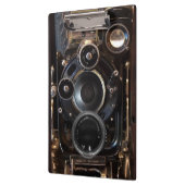 Antiek camerafotografie  lensfilm klembord (Links)