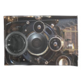 Antiek camerafotografie  lensfilm kussensloop (Voorkant)