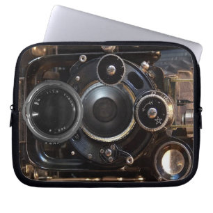 Antiek camerafotografie  lensfilm laptop sleeve
