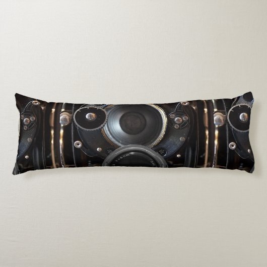 Antiek camerafotografie lensfilm lichaamskussen (Voorkant)