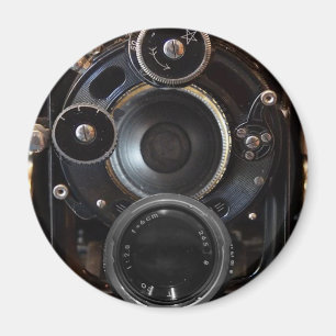 Antiek camerafotografie  lensfilm magneet