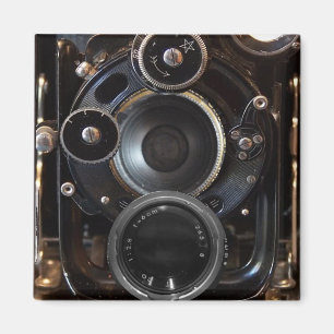 Antiek camerafotografie lensfilm magneet