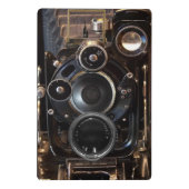 Antiek camerafotografie  lensfilm mini klembord (Achterkant)