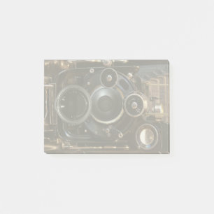 Antiek camerafotografie lensfilm post-it® notes