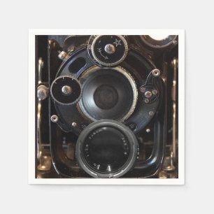 Antiek camerafotografie  lensfilm servet