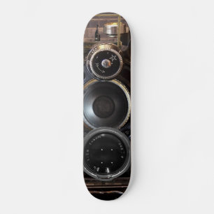 Antiek camerafotografie  lensfilm skateboard