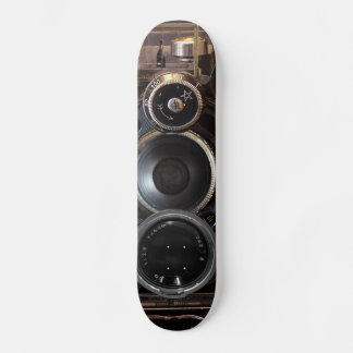 Antiek camerafotografie  lensfilm skateboard