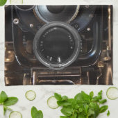 Antiek camerafotografie  lensfilm theedoek (Gevouwen)