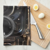 Antiek camerafotografie  lensfilm theedoek (Quarter Fold)