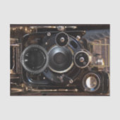 Antiek camerafotografie  lensfilm tissuepapier (Voorkant)