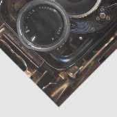 Antiek camerafotografie  lensfilm tissuepapier (Detail)