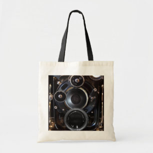 Antiek camerafotografie  lensfilm tote bag