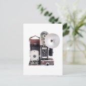 Antiek camera's briefkaart (Staand voorkant)