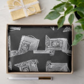 Antiek cameratroon geïllustreerd camera's tissuepapier (Geschenk)