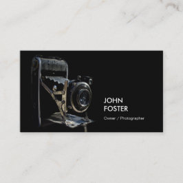 Antiek  camerawinkel - fotograaf visitekaartje