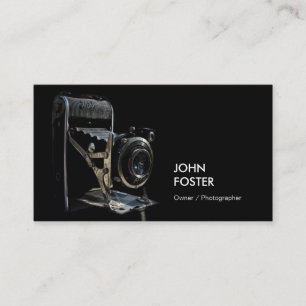 Antiek  camerawinkel - fotograaf visitekaartje