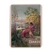  antiek Cannes Frans reisblad Magneet (Verticaal)