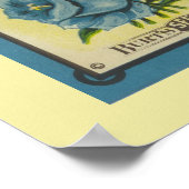 Antiek Canterbury Bells Poster (Hoek)