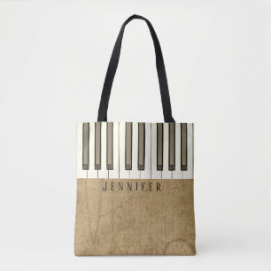 Antiek Canvas tassen voor piano-muziek