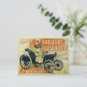 Antiek Car Frans Briefkaart (Staand voorkant)